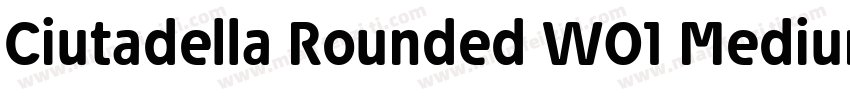 Ciutadella Rounded W01 Medium字体转换